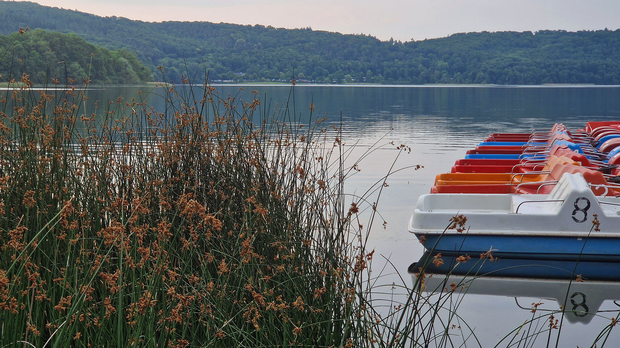 Laacher See Eifel Tretboote